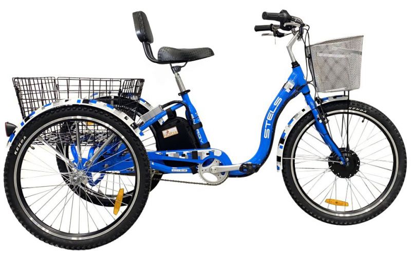 Электровелосипед трехколесный Horza Stels Trike 24-T2 350W 36V/9,6Ah Электровелосипед трехколесный Horza Stels Trike 24-T2 350W 36V/9,6Ah